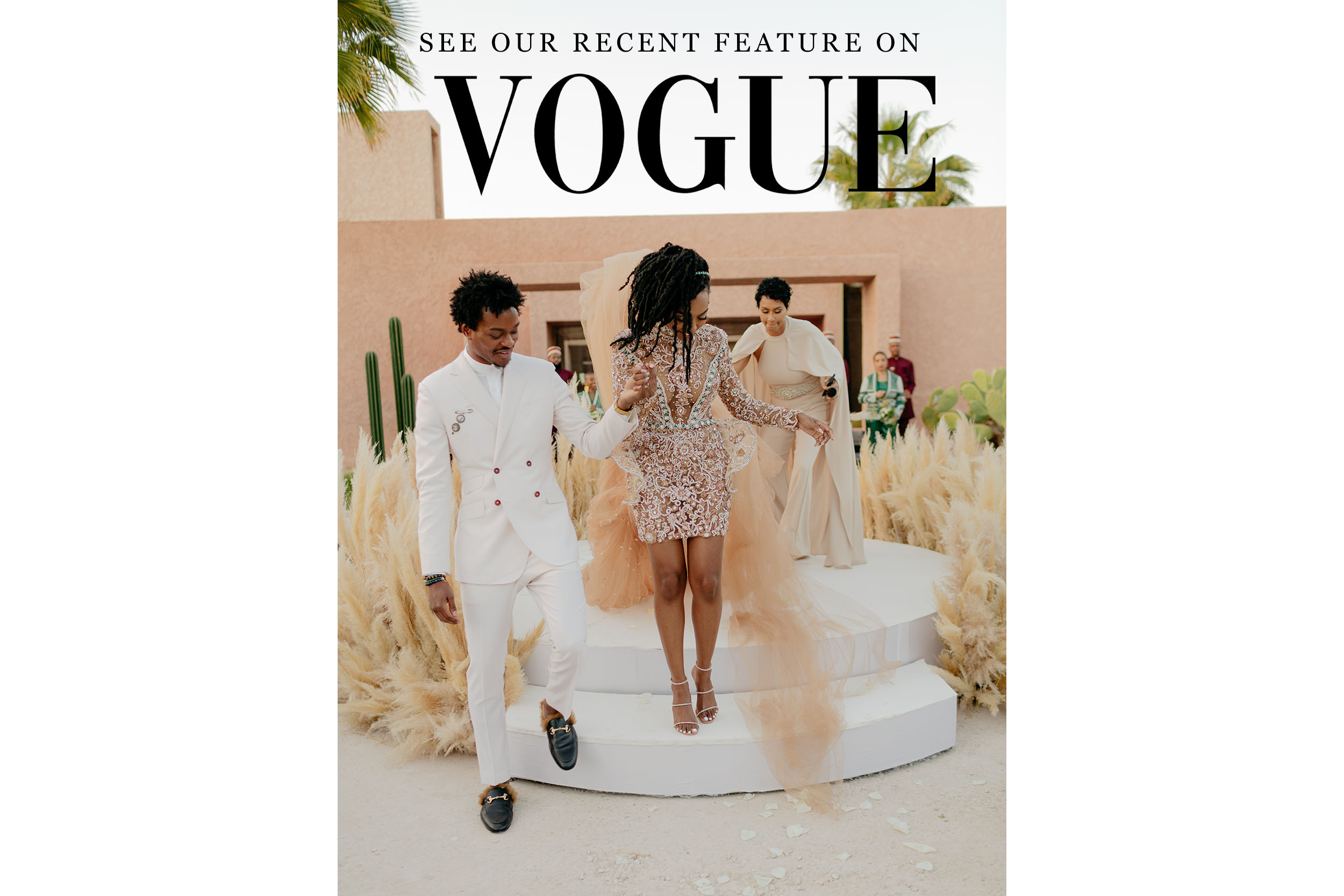Tori Elizabeth and Keegan Phillips Wedding Ceremony on Vogue with Michelle Scott Photography